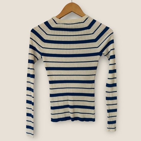 H&M Striped Ribbed Knit Top - Picture 8 of 9